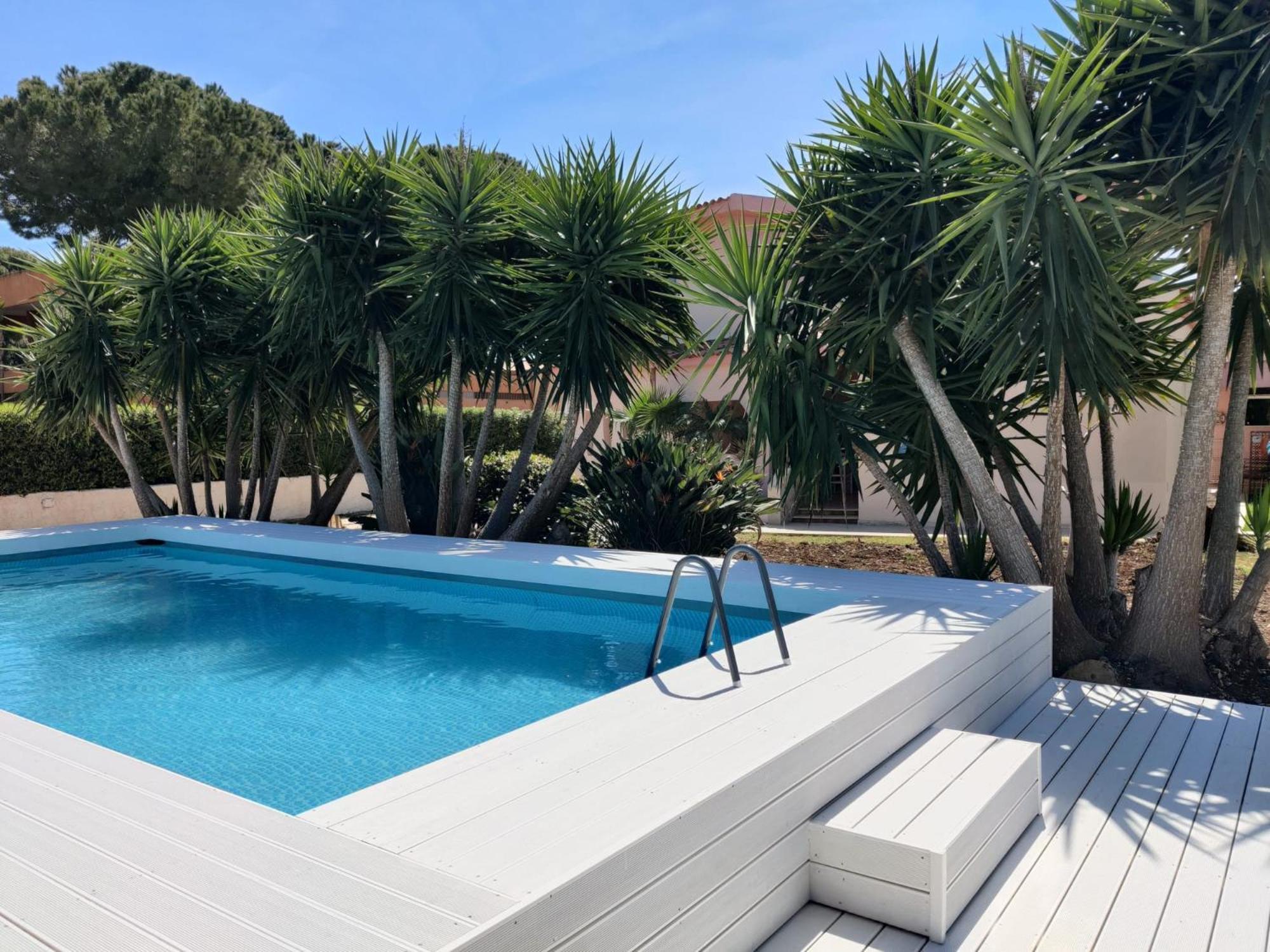 Pool Seaside Relais - Ville Ninfea, Marea, Rosa E Cassiopea Фонтане Бианче Екстериор снимка