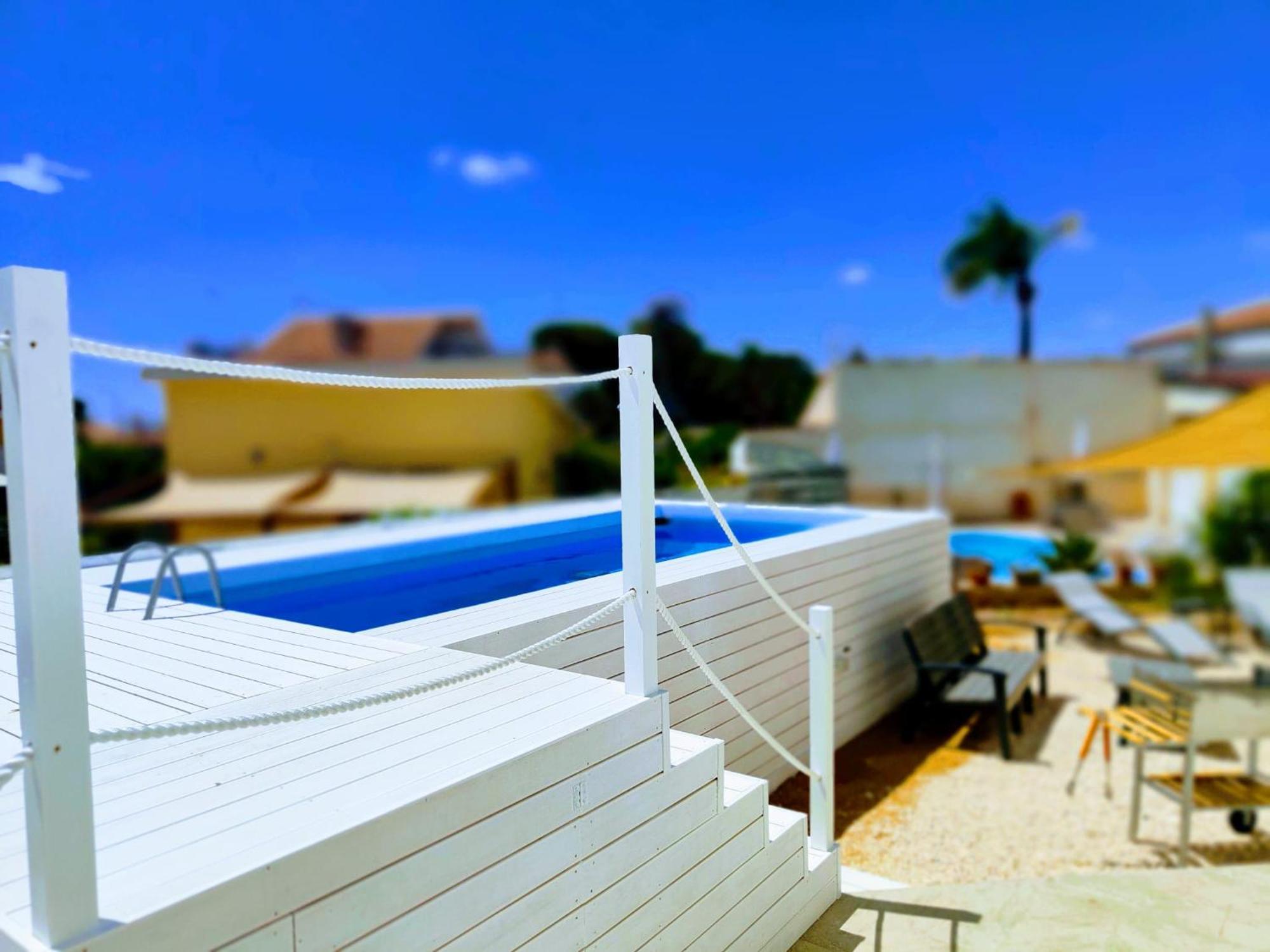 Pool Seaside Relais - Ville Ninfea, Marea, Rosa E Cassiopea Фонтане Бианче Екстериор снимка