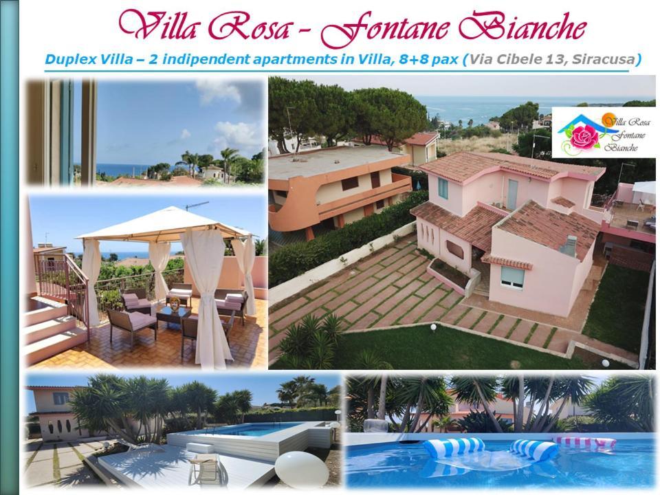 Pool Seaside Relais - Ville Ninfea, Marea, Rosa E Cassiopea Фонтане Бианче Екстериор снимка