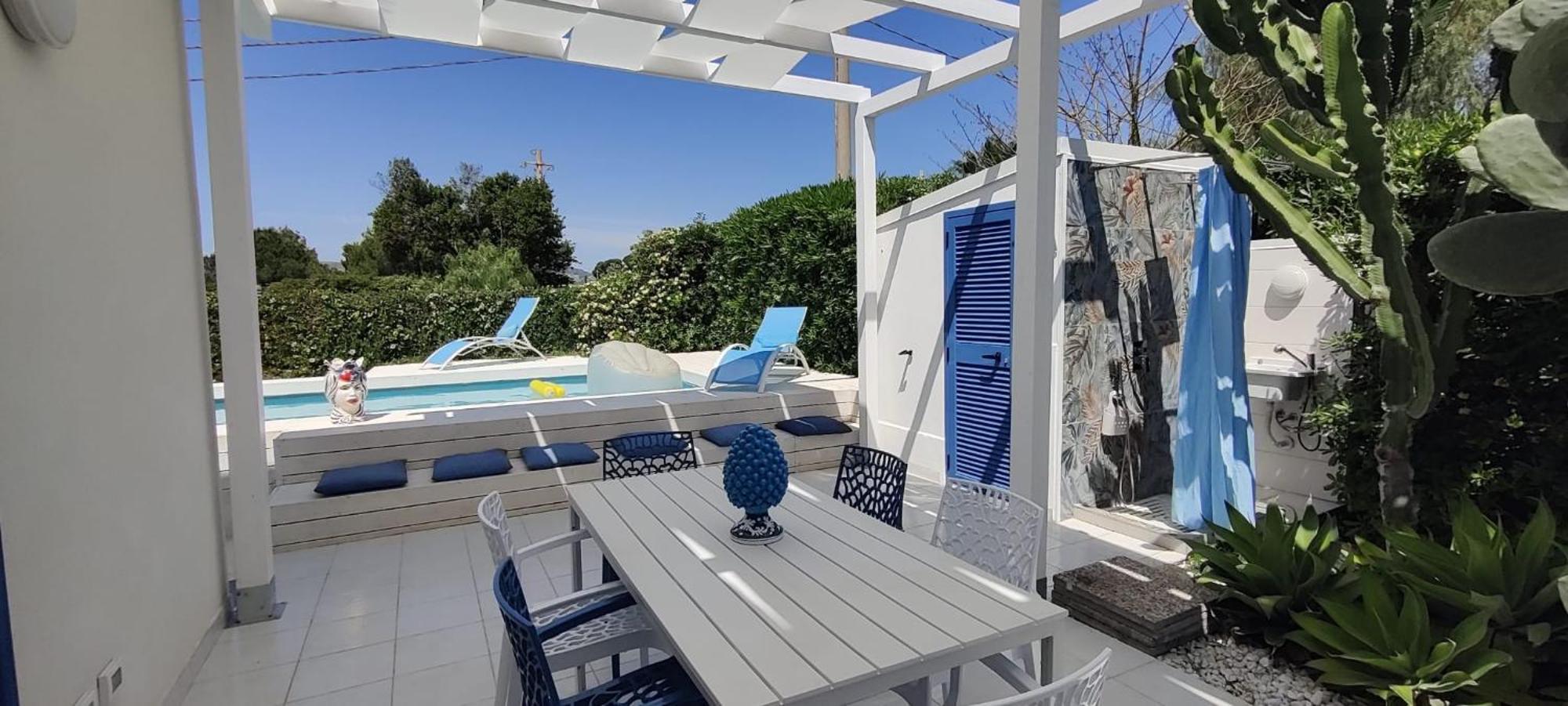 Pool Seaside Relais - Ville Ninfea, Marea, Rosa E Cassiopea Фонтане Бианче Екстериор снимка