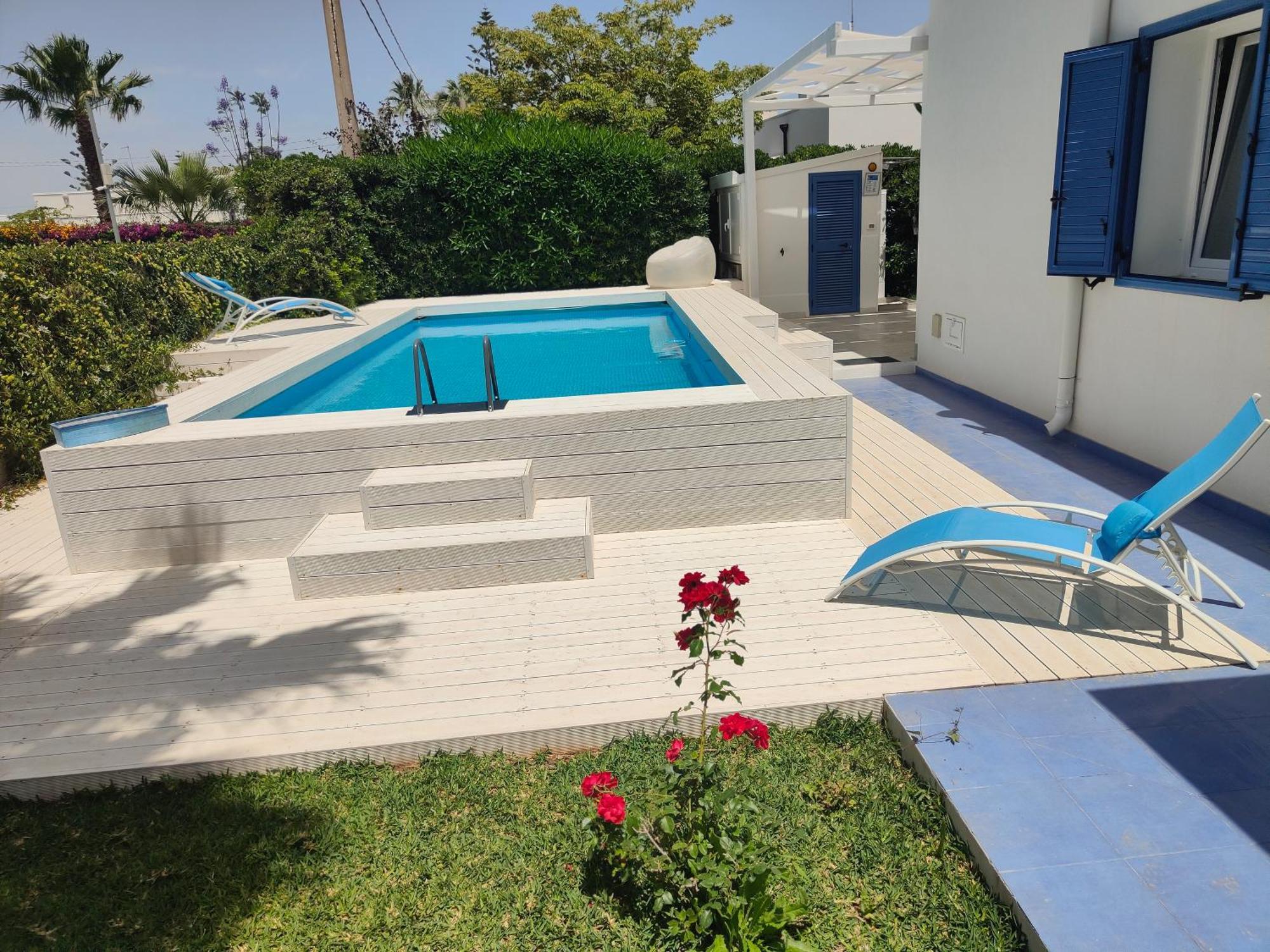 Pool Seaside Relais - Ville Ninfea, Marea, Rosa E Cassiopea Фонтане Бианче Екстериор снимка